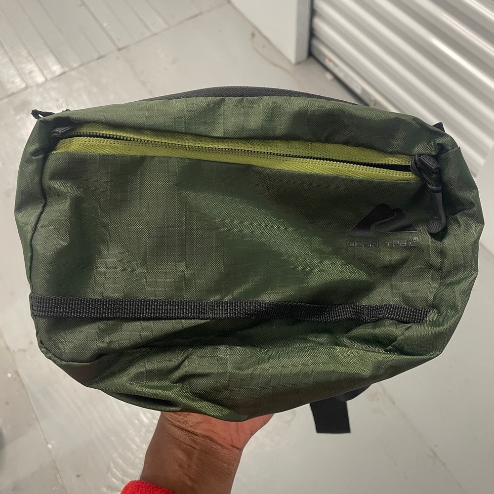 Ozark Trail Olive Belt Bag with Black Accents